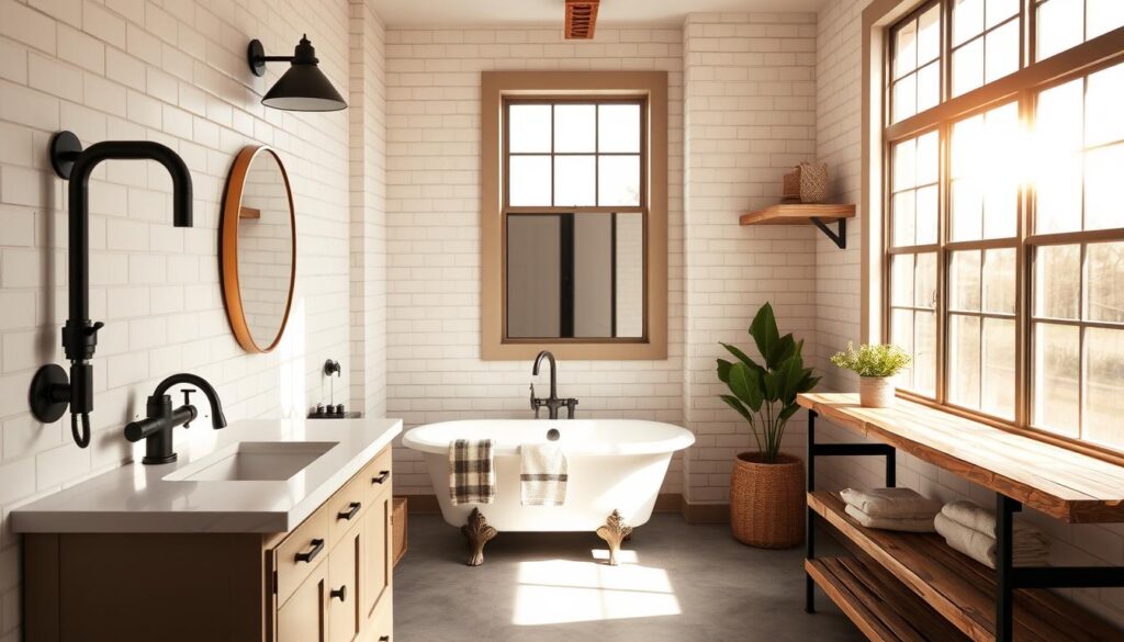 Farmhouse Bathroom Renovation in Houston