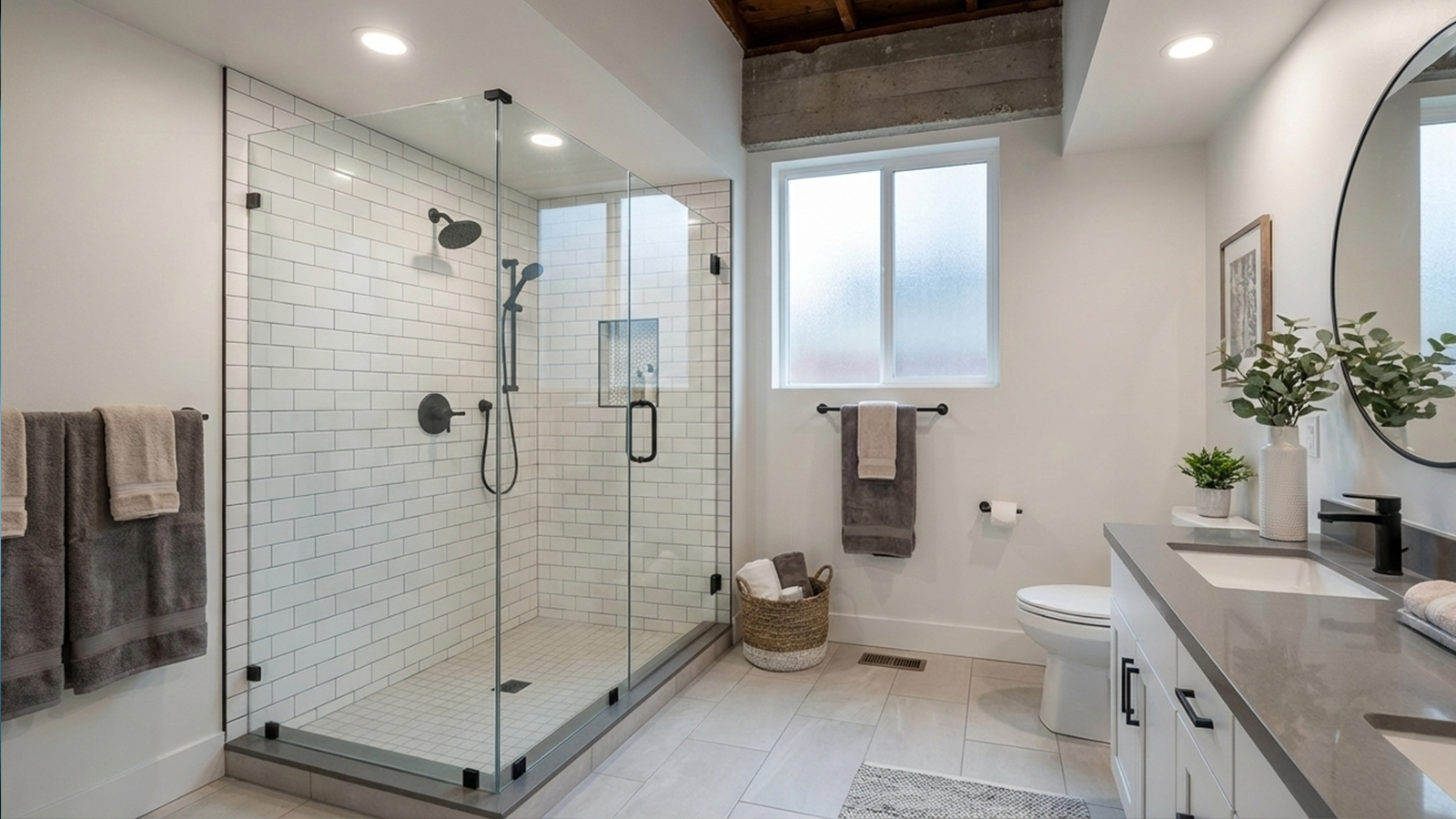 Garage Bathroom Conversion in Houston