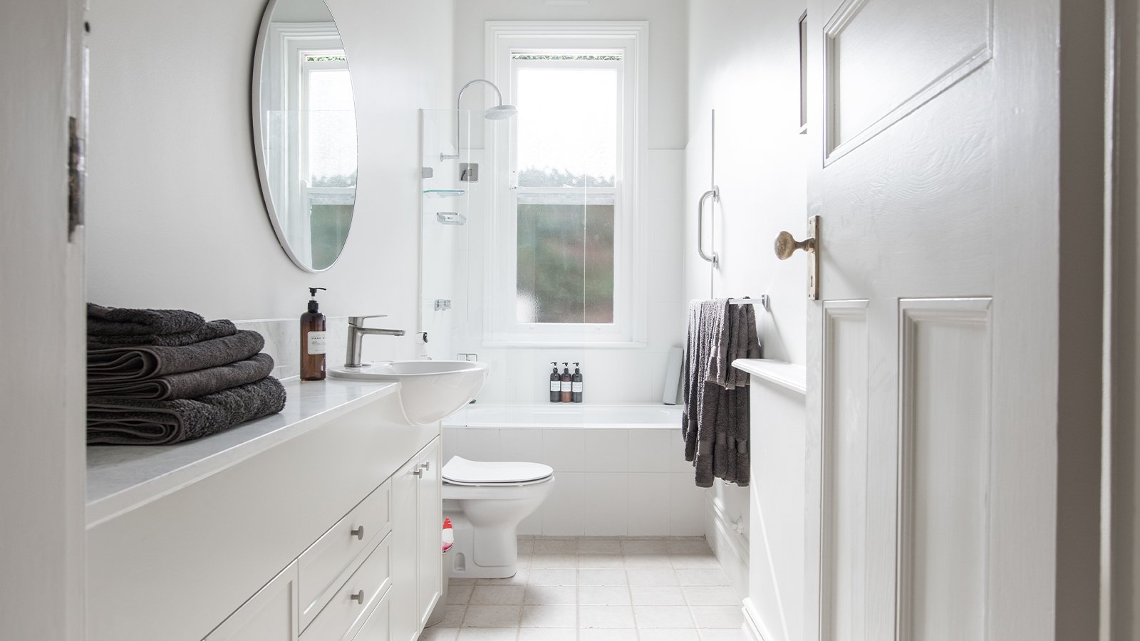 Keep your bathroom remodel costs down by working with what you’ve got