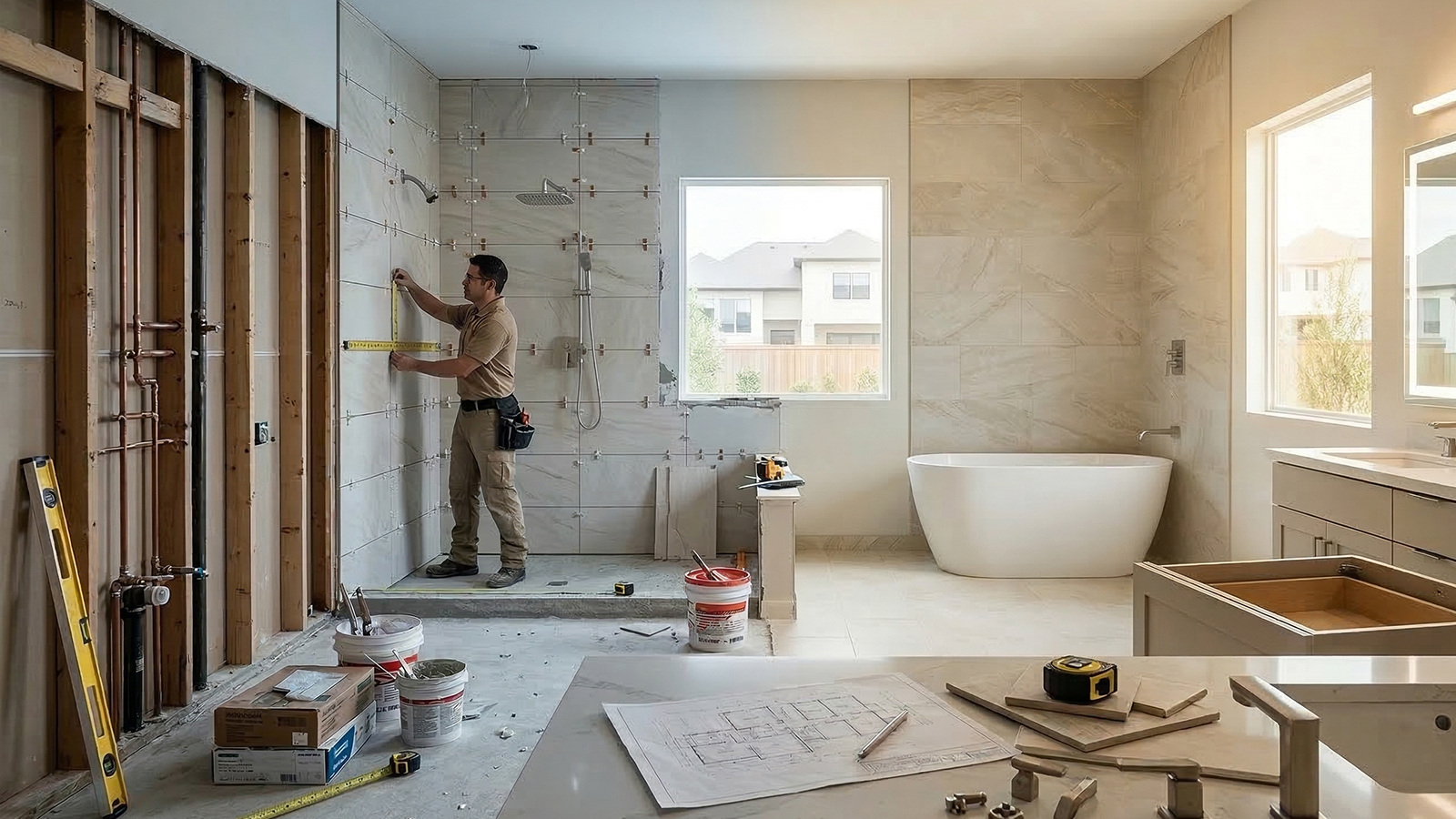 Remodeling a Master Bathroom in Houston Tx