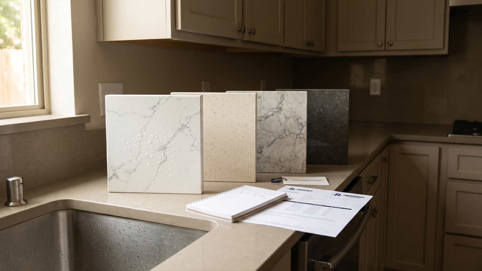 How To Choose Quartz For Your Kitchen Remodel in Houston