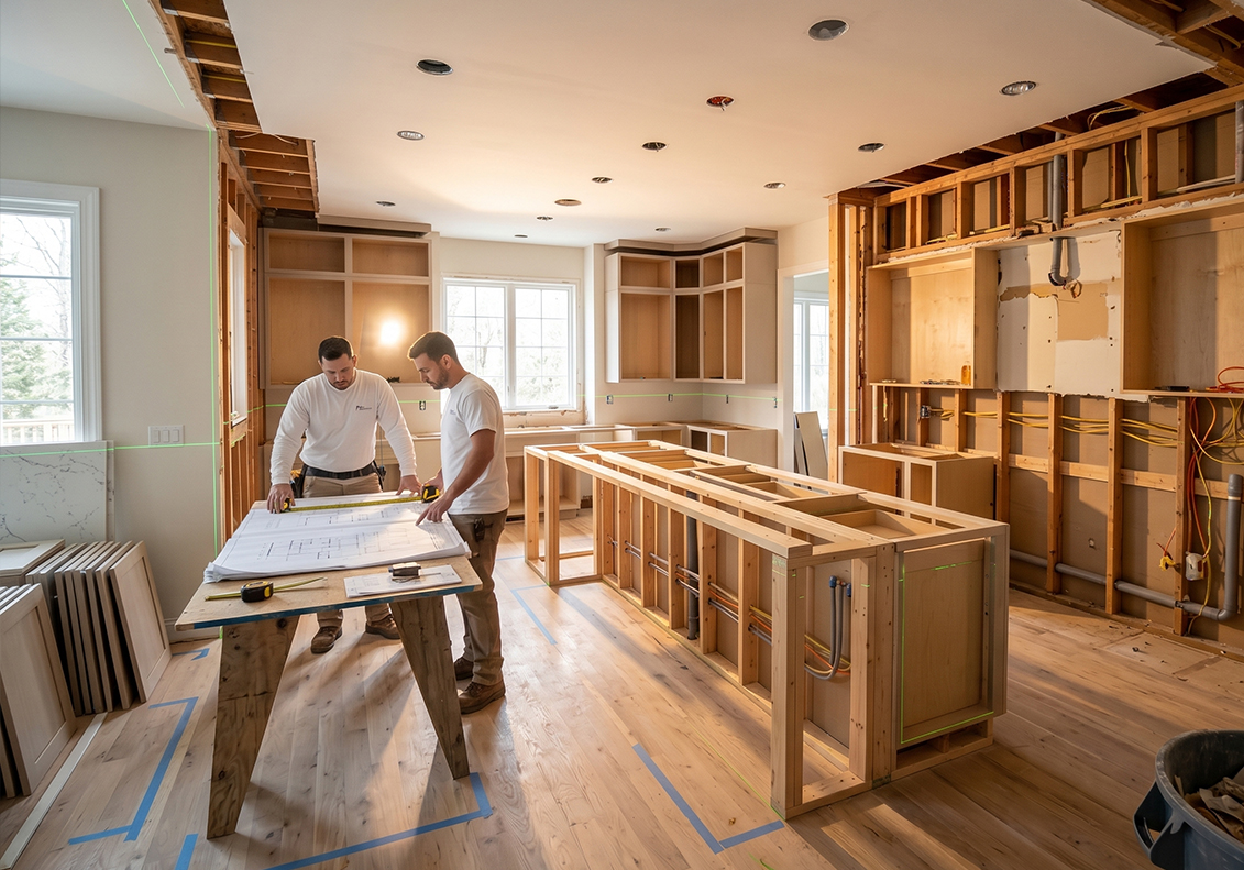 Kitchen Reconfiguration in Houston