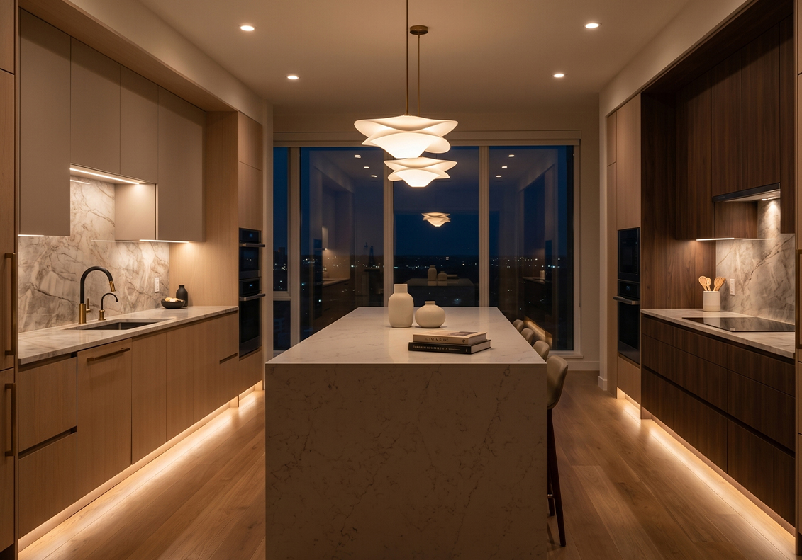 Modern Kitchen Lighting in Houston