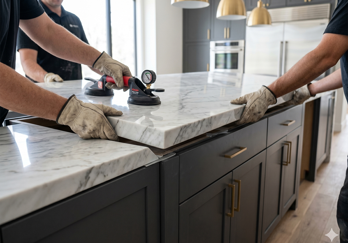Professional Counter Installation in Houston
