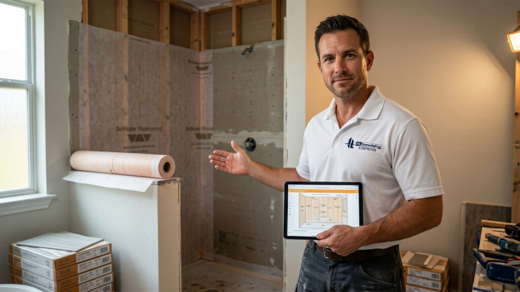 Schluter Kerdi vs Liquid Waterproofing for Houston Showers